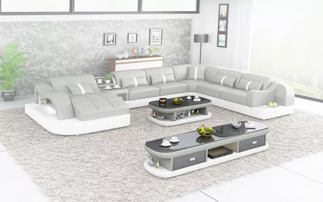 Ontwerpbank compleet set garnituur bekleding hoekbank hoekbank bank dressoir