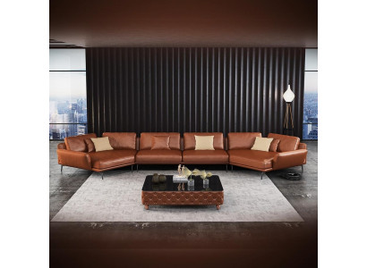 Hoekbank Italiaanse meubels woonkamer bank bekleding luxe bank hoekbank