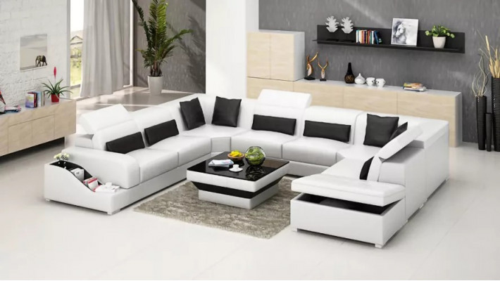 Luxe woonkamer meubelen bank bankstel design banken incl.