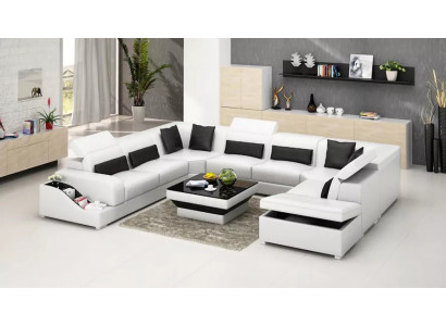 Luxe woonkamer meubelen bank bankstel design banken incl.