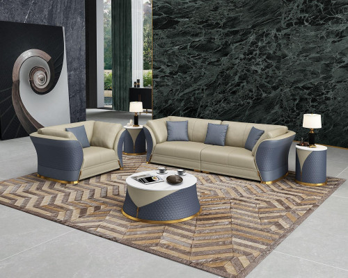Bankstel 4+1 zits bankstel gestoffeerde set meubels Italiaans design bankstel