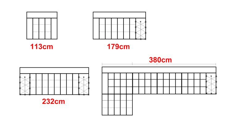 Luxe moderne bankstellen zithoek 3-zits banken gestoffeerde Chesterfield leder nieuw