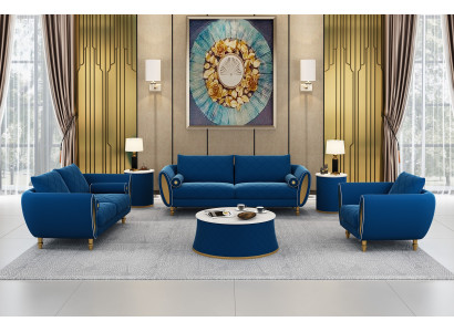 Sofaset 3 2 1 Zits Set Design Bank Bekleding Banken Bank Modern Set