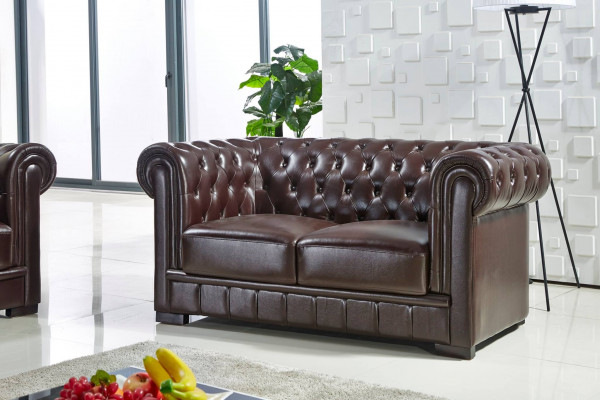 Bankstel 3-zits set bank stoffering bank leer relax woonkamerset