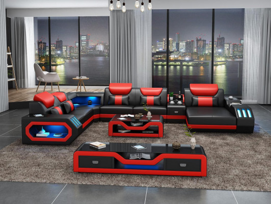 Hoekbank U-vorm Salontafel Beklede Hoekbank Zitbank Sofa Zitplek Hoek