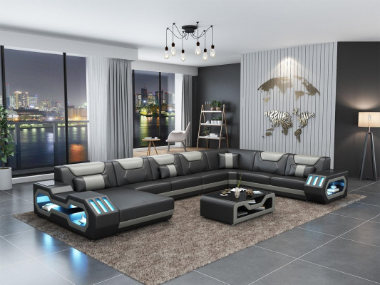 Woonlandschap U Vorm Hoekbank Salontafel Dressoir Design Woonlandschap Groot Nieuw
