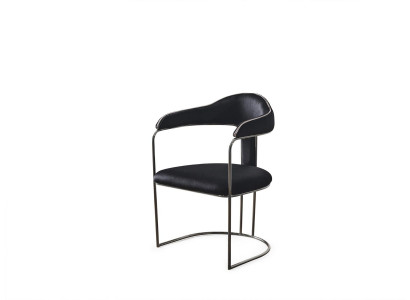 Moderne fauteuil stoel 1x eetkamer tv-lounge stoel gestoffeerde stoel nieuw textiel