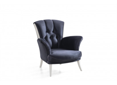 Eenpersoons fauteuil met stoffen bekleding Luxe design fauteuil voor de woonkamer
