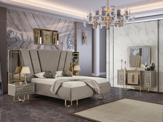 Garnituur dressoir spiegel commodes luxe dressoir kast set hout nieuw