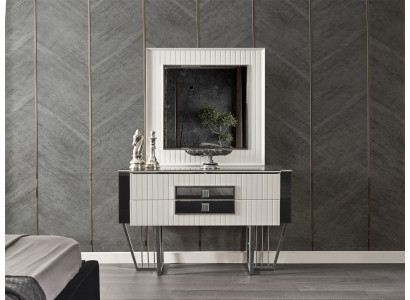 Luxe dressoir dressoir spiegel 2-delige dressoir slaapkamer design meubels.