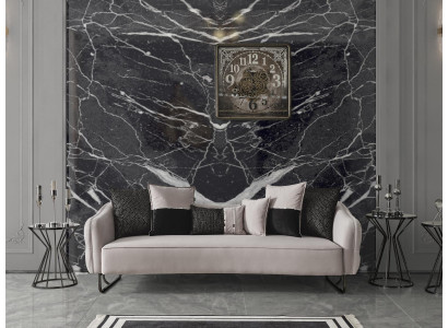 Bank 3-zits beige Bankstijl Luxe Woonkamer modern design Stoffen bekleding nieuw