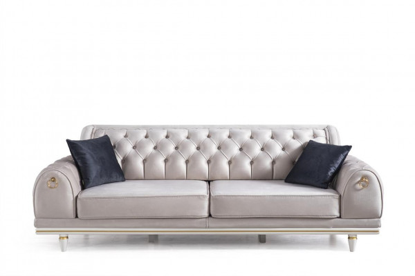 Luxe bankstel bankstel set meubels 3+3+1 salontafel meubels textiel 4-delig
