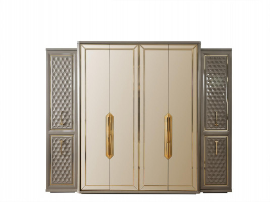 Kledingkasten Slaapkamer Luxe kledingkast Kast Hout Moderne meubels