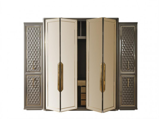 Kledingkasten Slaapkamer Luxe kledingkast Kast Hout Moderne meubels