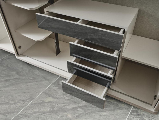 Kledingkast Kast Luxe Houten kasten Ontwerp Meubels Slaapkamer Wit Nieuw
