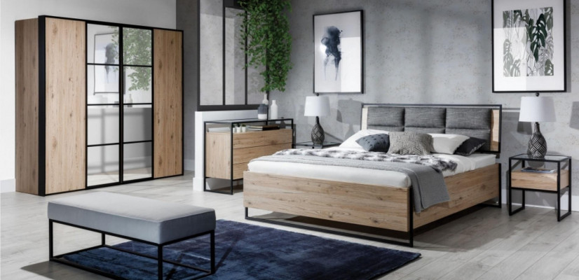 Kledingkast Bruin Hout Meubel Ontwerp Elegant Slaapkamer Modern Kast Nieuw