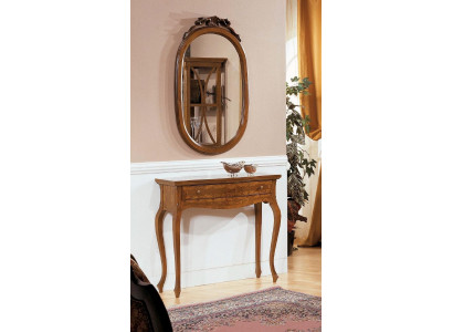 Console Mirror Sideboard Set Wood Italian Furniture Styles Elisa 2-piece New