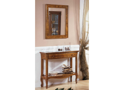 Italiaanse meubels 2-delige set meubelstijl StileElisa dressoir spiegel houten console.