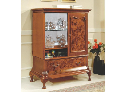 Huisbar kast woonkamer kasten barkast vitrine Italiaanse meubels hout