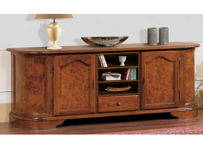 Dressoir met spiegel dressoirs houten kast meubels ladenkast bruin nieuw
