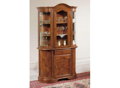 Vitrine Italiaanse meubels Vitrine woonkamer Sideboard Dressoir Glazen kasten