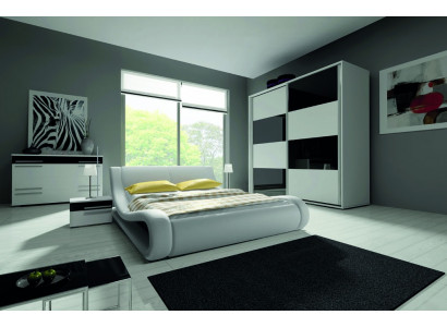 Ontwerp Slaapkamer Compleet Garnituren Kast Bed Ladenkast Nachtkastje Modern