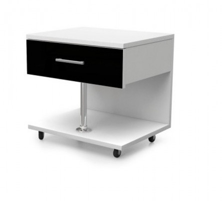 Wit kinderkamer set kast commode tafel hout hoogglans 5-delig.