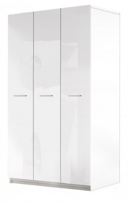 Wit kinderkamer set kast commode tafel hout hoogglans 5-delig.