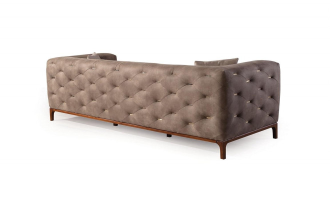Chesterfield Design Bank Beklede Banken Moderne Bankstel 3+3+1 Set