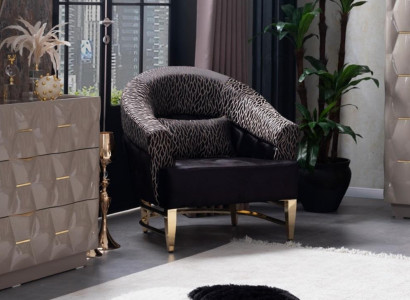 Zetel Bibliotheek Leesstoel Oorfauteuil Bekleding Italiaanse stijl Meubels Luxe