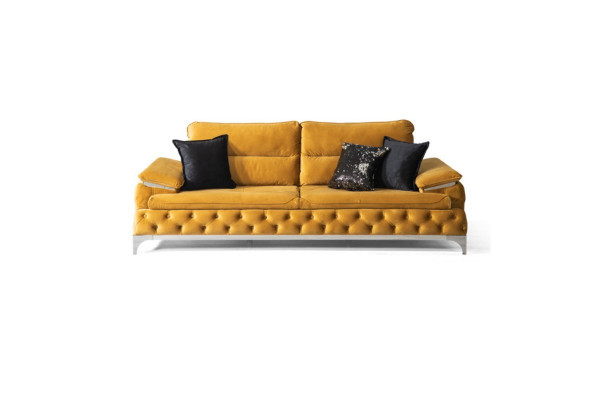 Sofa 3 zits Stof bankstellen Bank Polster luxe meubels Moderne driezits Nieuw