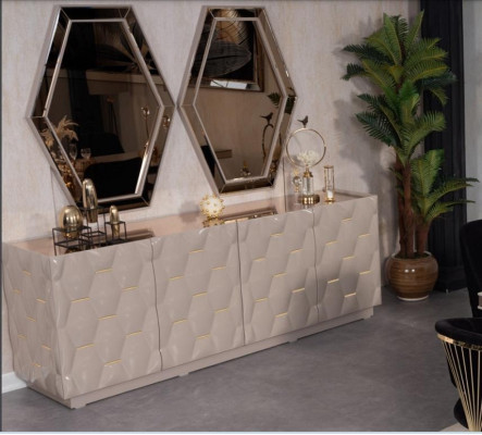 Laag dressoir Italiaanse meubels Nieuwe dressoircommode Ontwerp meubilair