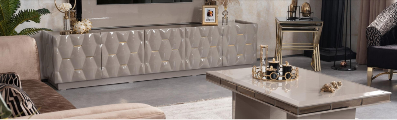 Lowboard meubels dressoirs hout Italiaanse ladekast sideboard woonkamer ontwerpen.