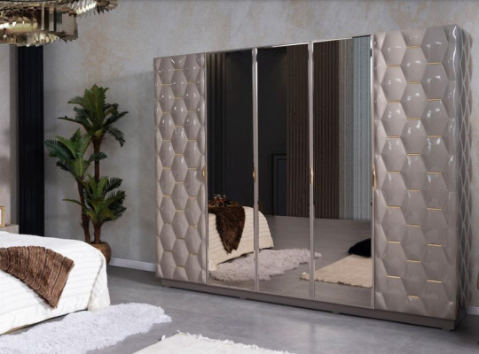 Kledingkast Kast Luxe Hout Kasten Meubels Design Luxe Nieuw Slaapkamer