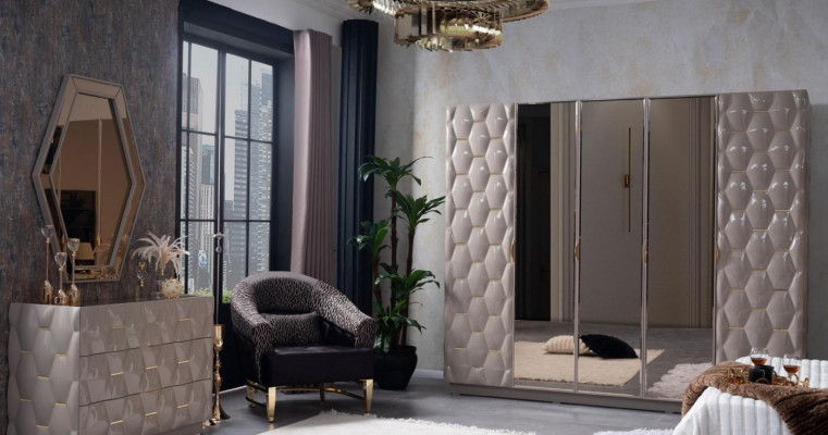 Kledingkast Kast Luxe Hout Kasten Meubels Design Luxe Nieuw Slaapkamer