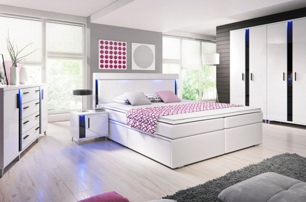 Ontwerp Slaapkamer Sets Complete Kast Bed Ladenkast Nachtkastje