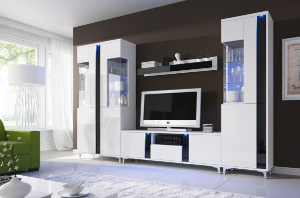 Hoge-glans woonkamer decoratie wandkast woonkamer kast vitrine dressoir