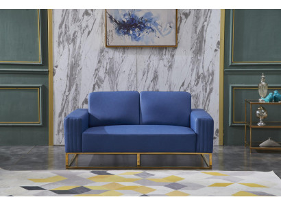 Bank Kunstleer Bankstel Elegant Ontwerp Designer 2-Zits Meubels Klassiek