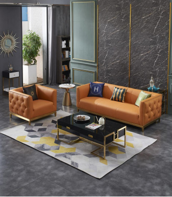 Designerbank 3-zits Moderne Bank Beklede Banken Designbank Driepersoons
