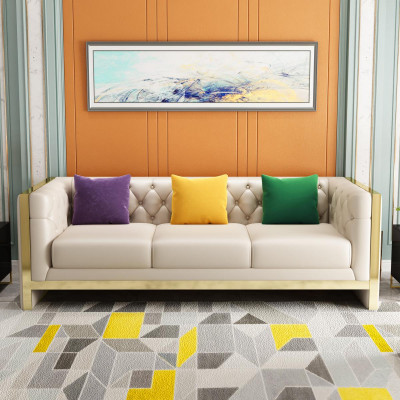 Bankstel 3+2+1 zits set Designbank Beklede banken Bank Modern Luxe