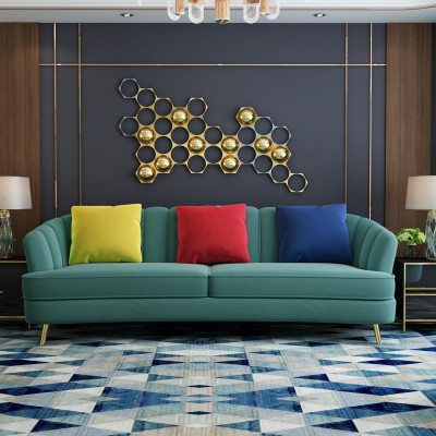 Compleet set bankstel 3+2+1 zits ontwerp bank bankstel_woonlandschap