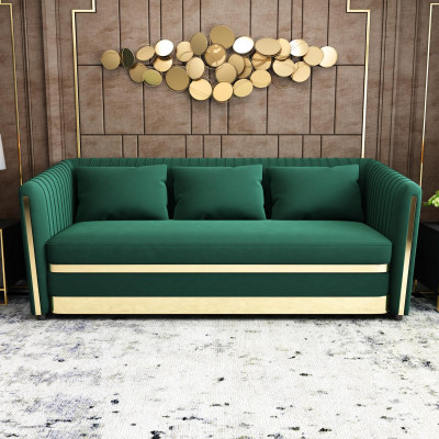 Sofaset 3+2+1 zitsbank Leren bankstel Woonlandschap Set Ontwerp
