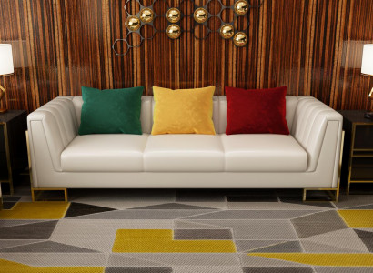 Bankstel van 3 zits leren bankstellen bank bekleding decor bankstel moderne.