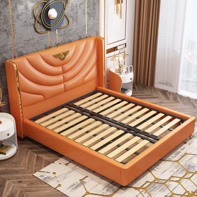 Slaapkamer Bed Nachtkastjes 3-delige set Design Luxe Bedden Hout Tweepersoonsbed NIEUW