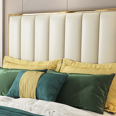 Luxe slaapkamer meubel bed 2x nachtkast set bedden hotel meubel 3-delig.