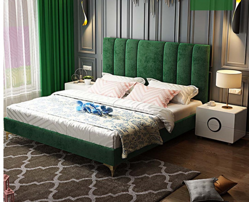 Bedden bekleden Ontwerp Luxe Dubbel Hotel Decoratie Bedden Slaap Kamer Leer