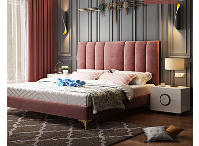 Luxe slaapkamermeubilair Compleet 3-delige set Bed 2x nachtkastjes Modern
