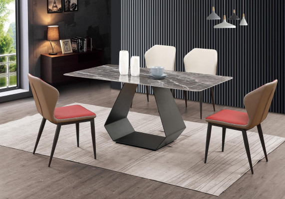 Moderne eettafel Marmeren tafels 180x90 Eettafel Luxe meubels Ontwerp Nieuw.
