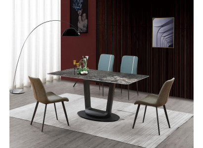 Luxe tafel eettafel tafels ontwerp roestvrijstalen meubels eetkamer 180x90