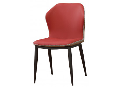 Stoel 1x luxe design gestoffeerde designstoelen zitten leunen kantoor eetkamer hout nieuw.